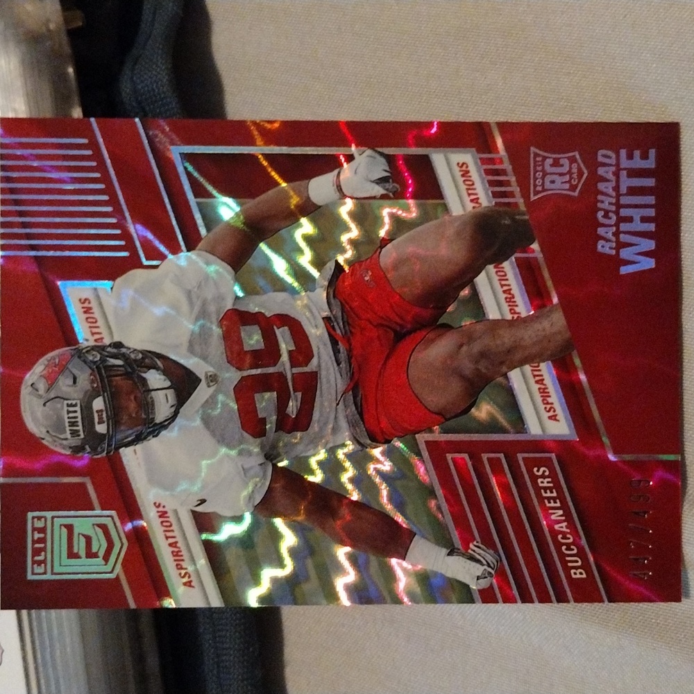 Rachaad white red aspirations 447/499 2022 donruss elite